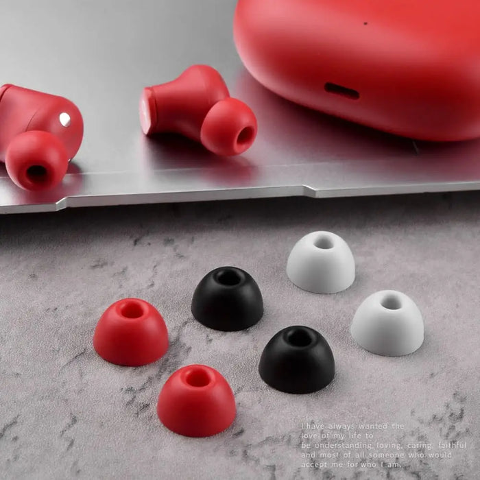 6 Pcs Anti-slip Silicone Ear Tips For Beats Studio Earphone