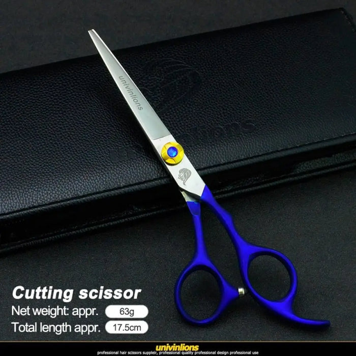 6 Inch Blue Professional Thinning & Cutting Scissors