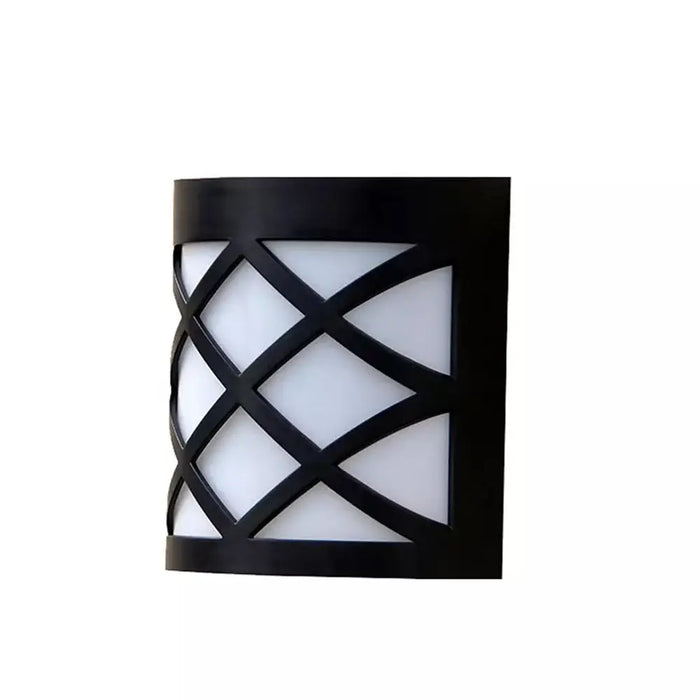 Vibe Geeks 6 Led Outdoor Solar Wall Lights Garden Step