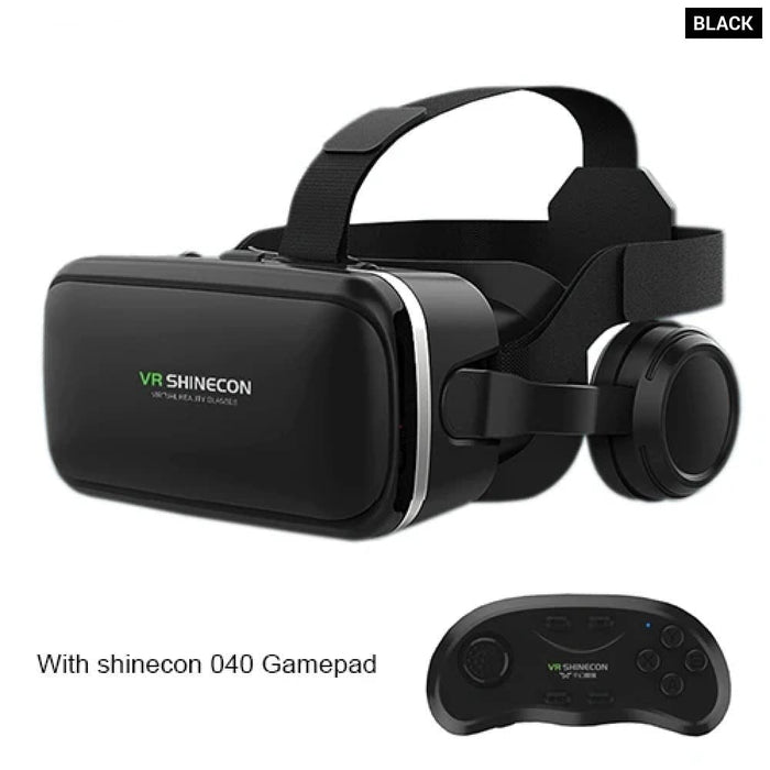 6.0 Version 3D Virtual Reality Stereo Helmet Vr Headset With Remote Control For Ios Android