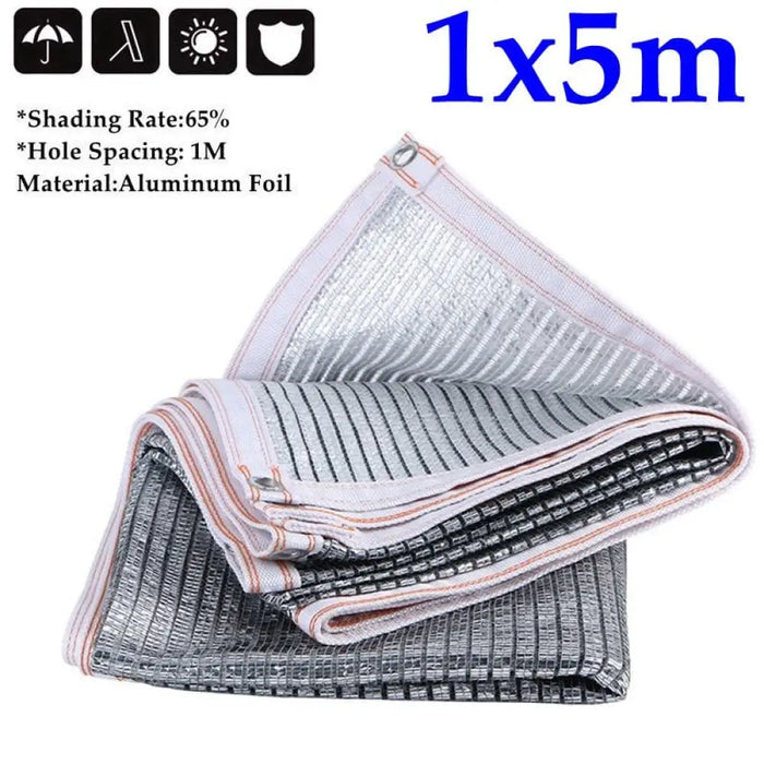 65% Aluminum Foil Sun Shading Cloth Hi-quality Cooling