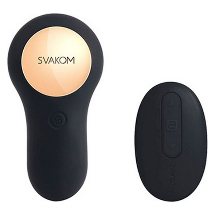 Vick Powerful Plug Silicone Noir Prostate Massag By Svakom