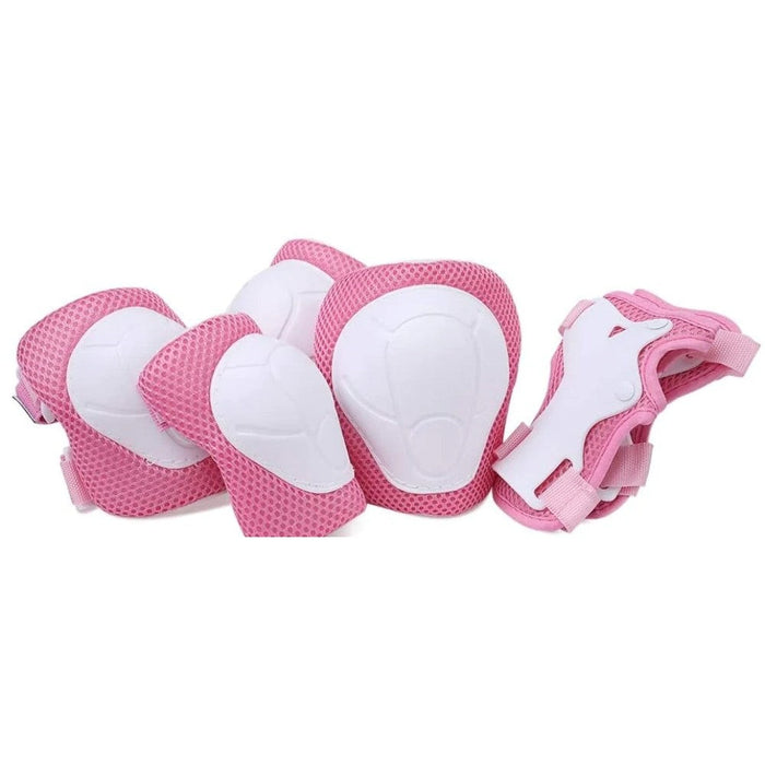 6PCS Kids Sports Protection Set Adjustable Knee Elbow Wrist Pads for Roller Skating Cycling