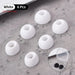 6pcs Noise Reduction Oval Mouth Silicone Ear Tips For Oppo