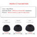 6pcs Noise Reduction Oval Mouth Silicone Ear Tips For Oppo