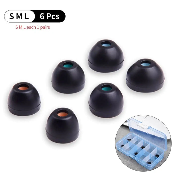 6pcs Silicone Ear Tips For Sony Wf-1000xm4 Wf-1000xm3