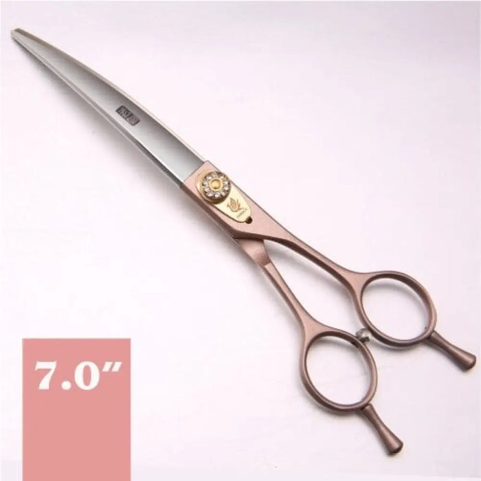 7 7.5 8 Inch Pet Scissors For Dogs Grooming Curved Shears