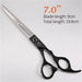 7.0 7.5 8.0 Inch Straight Cutting Scissors For Dogs