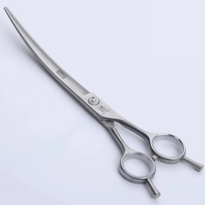 7.5 Inch Stainless Steel Curved Blade Scissors Upward Pet