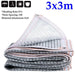 75% Shading Rate Aluminum Foil Sunshade Net Garden Balcony