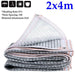 75% Shading Rate Aluminum Foil Sunshade Net Garden Balcony