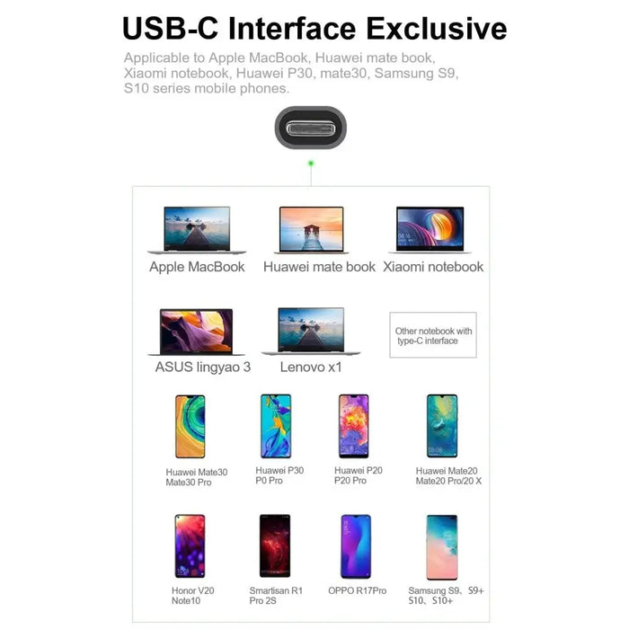 8 in 1 3.5mm Usb Hub 3.0 Adapter Pd Hdmi Rj45 Tf Sd