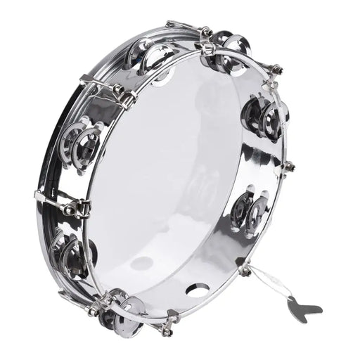 8 10inch Tambourine Handbell Hand Drum With Double Row