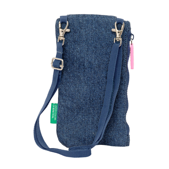 Purse By Benetton Denim Mobile Bag Blue