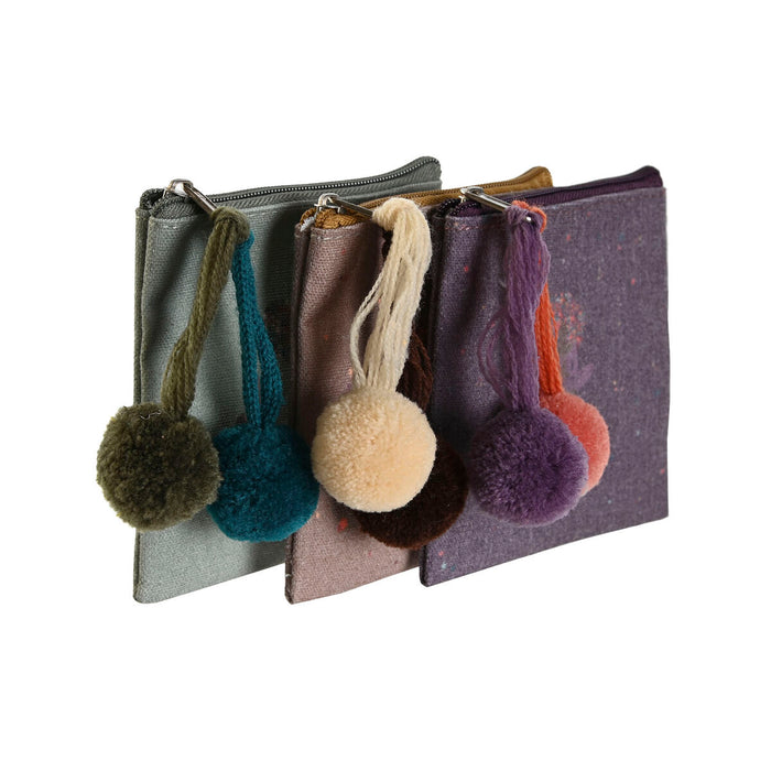 Purse By Dkd Home Decor Brown Green Burgundy Yoga 3 Units