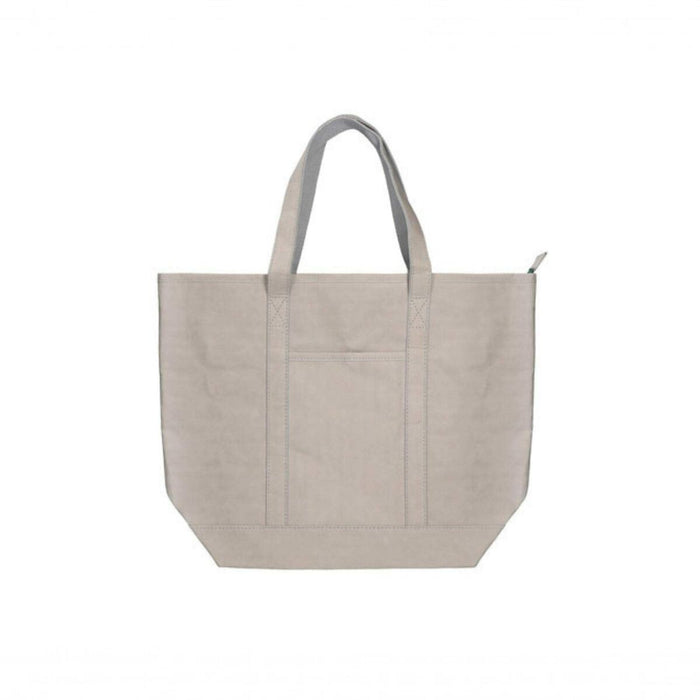 Shopping Bag By Ksix Grey Polyester Kraft Paper