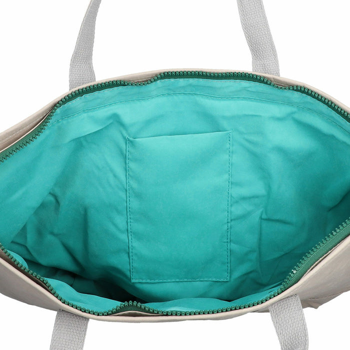 Shopping Bag By Ksix Grey Polyester Kraft Paper