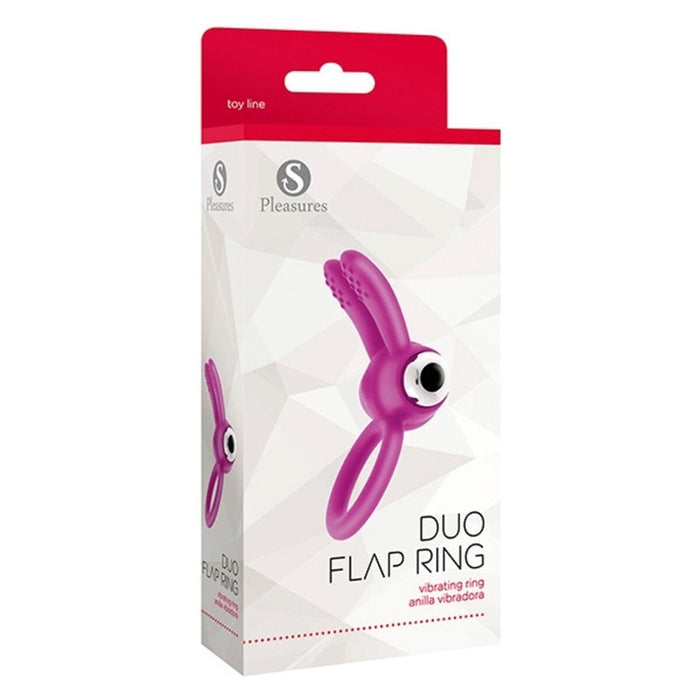 Cock Ring By S Pleasures Duo Flap Pink