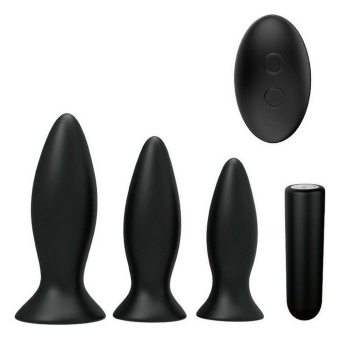 Blackdoor No 11 Duo Plugs By S Pleasures Black 3 Pcs