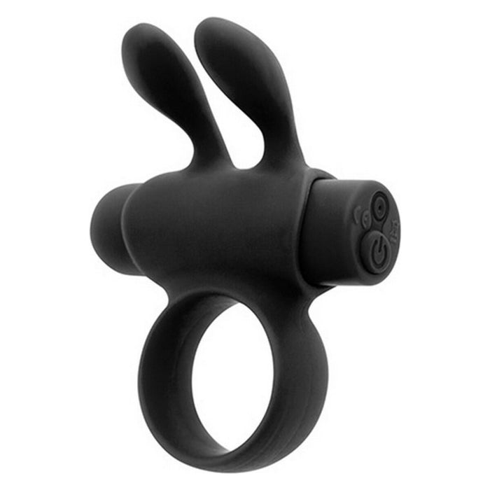 Cock Ring By S Pleasures Rabbit Black