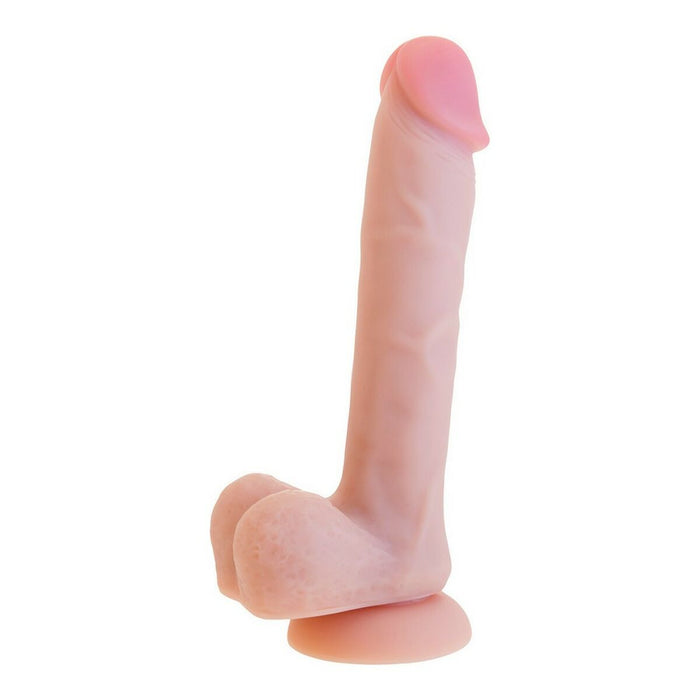 Realistic Dildo By S Pleasures Beige Silicone 20 Cm