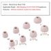 8pcs Silicone Ear Tips For Bang Olufsen Beoplay E8 2.0 3.0