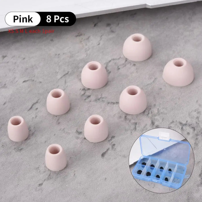 8pcs Silicone Ear Tips For Bang Olufsen Beoplay E8 2.0 3.0