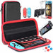 9 In 1 Switch Accessories Kit And 6 Pcs Thumb Grip For