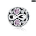 925 Silver Charm Collection Sterling Dazzling Cz Beads Fit