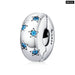 925 Silver Charm Collection Sterling Dazzling Cz Beads Fit