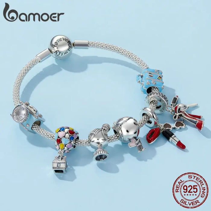 925 Srerling Silver Boy And Girl Pendant Charm For Bracelet