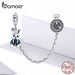 925 Sterling Silve Safety Chain Charms Collection For Women