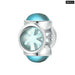 925 Sterling Silver Blue Snowflake Spacer Charm Frozen Ice