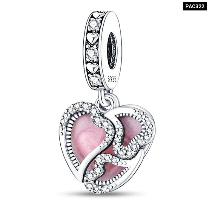 925 Sterling Silver Chameleon Dinosaur Charms Beads Fit Pandora Bracelets Fine Jewelrys For Women