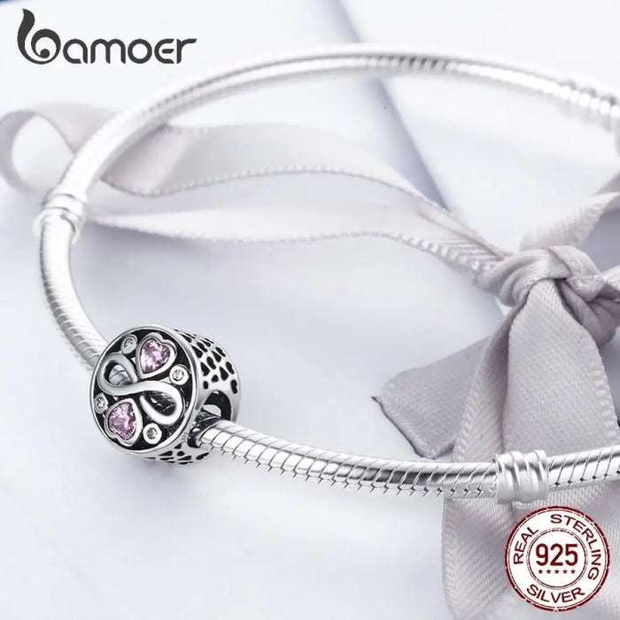 925 Sterling Silver Charm Only You Love Heart Shape Metal