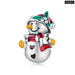 925 Sterling Silver Collection Santa Claus Bead Snowman