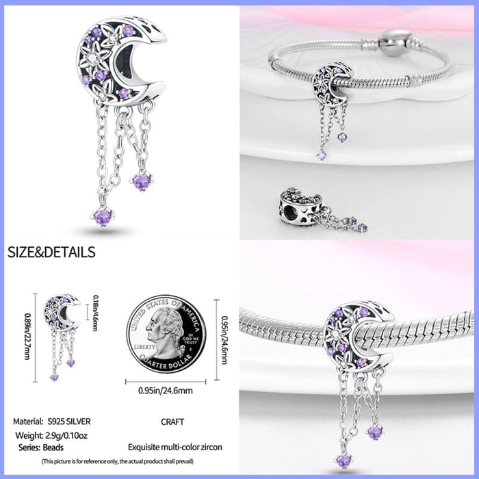 925 Sterling Silver Colourful Dreamcatcher Charms Beads Fit Pandora Bracelets Exquisite DIY Jewelrys