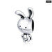 925 Sterling Silver Cute Cat Kitty Animal Beads Charm For