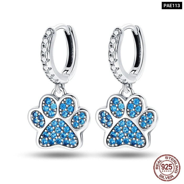 925 Sterling Silver Dream Catcher Earrings For Women Exquisite Coloured Zircon Carp Stud Earrings Fashion Jewelry