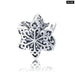 925 Sterling Silver Elegant Snowflake Openwork Beads Fit