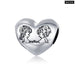 925 Sterling Silver Endless Love Infinity Charms Hearts