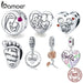 925 Sterling Silver Family Maternal Love Charm Baby Feet