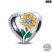 925 Sterling Silver Gold Colour Series Heart Crown