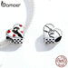 925 Sterling Silver Heart Shape Charm For Snake 3mm Bracelet