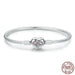 925 Sterling Silver Infinity Heart Shape Bracelets For Women