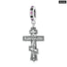 925 Sterling Silver Jesus & Cross Pendant Fit Women Diy