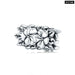 925 Sterling Silver Metal Flower Beads Charm For Women