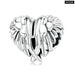 925 Sterling Silver Mother & Daughter Bead Affinity Heart