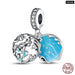 925 Sterling Silver Ocean Series Mermaids Shell Charms