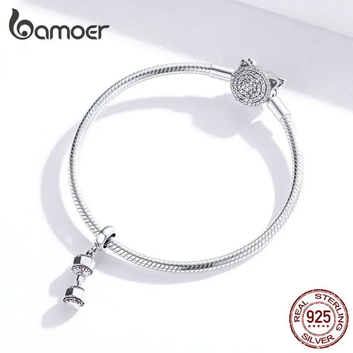 925 Sterling Silver Pendant Charm For Women Snake Bracelet